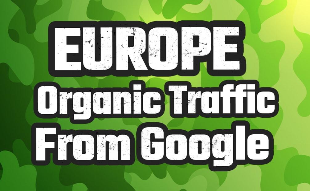 I will drive europe organic traffic from google