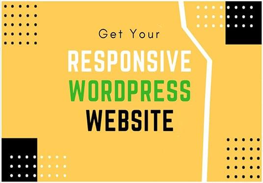 Build Responsive Wordpress Website Design & Customization 