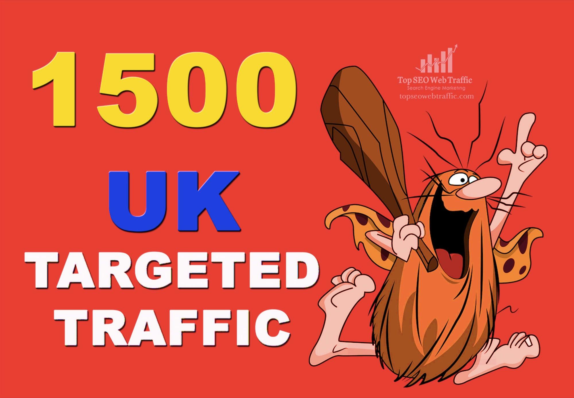 GET 1,500 HIGHT QUALITY UK WEB TRAFFIC VISITORS FOR 3 DAYS
