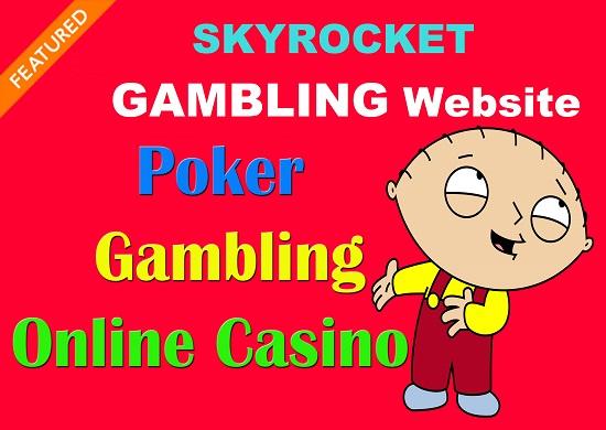 SEO Premium Backlinks Online Casino Poker Gambling Website Ranks On Google 1st Page