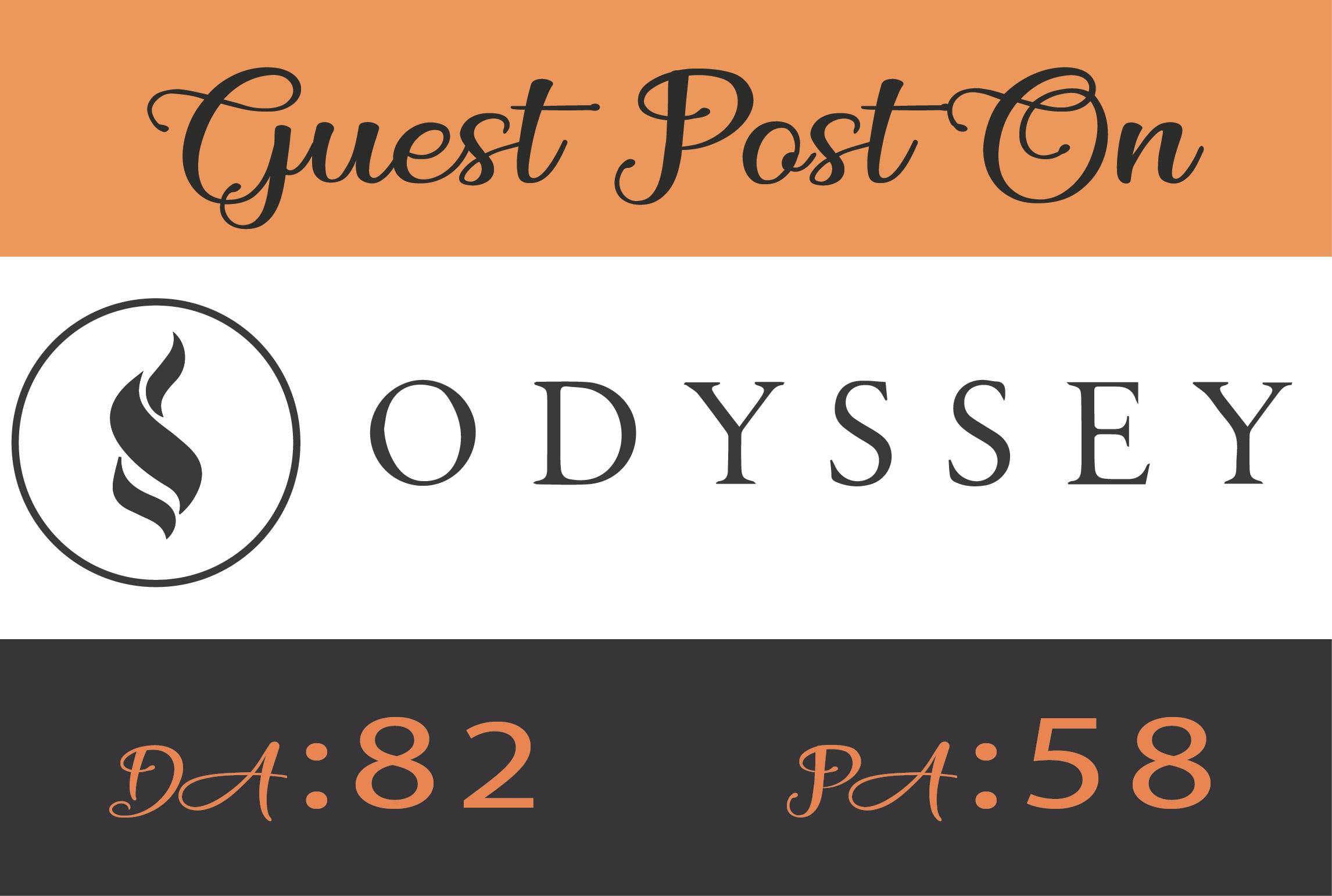 write and publish a guest post on odyssey online da82