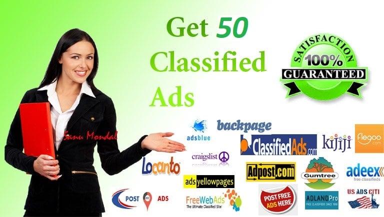 SUBMIT Your Ads To 30 Free Classified Ads Posting Sites