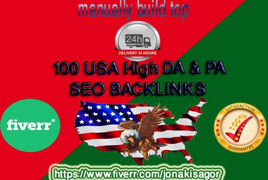  Do 100 USA High Domain Authority Pr9 Backlinks