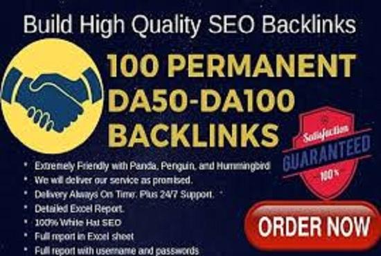 provide permanent 50 USA high quality seo link building backlinks