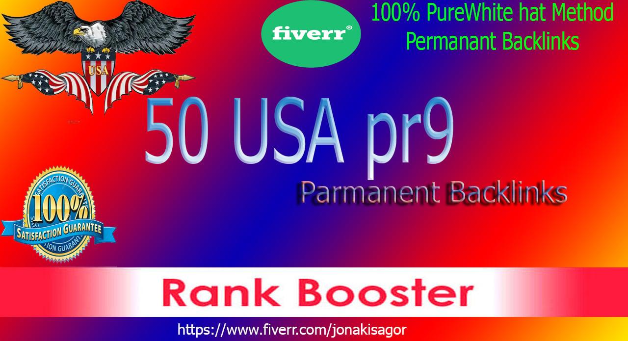 provide permanent 50 USA high quality seo link building backlinks