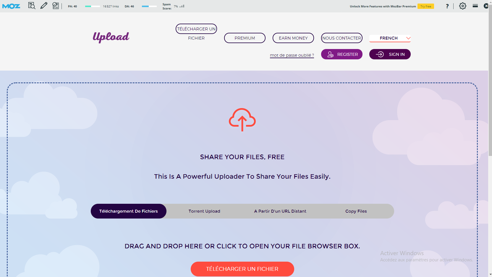 a text link in 4downfiles high PA high DA and 8 million vues monthly