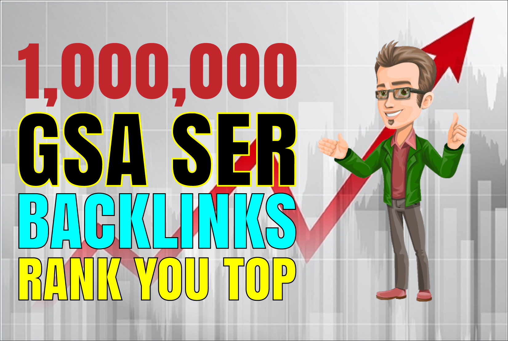 1M gsa, ser, quality, backlinks for seo