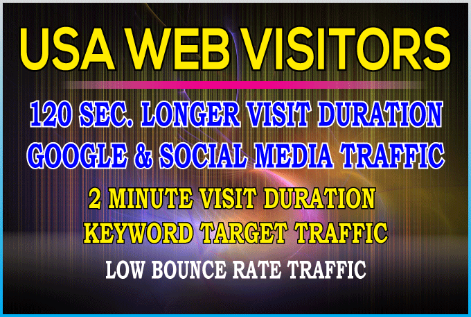 Send keyword target daily 500 USA website traffic with real human visitors