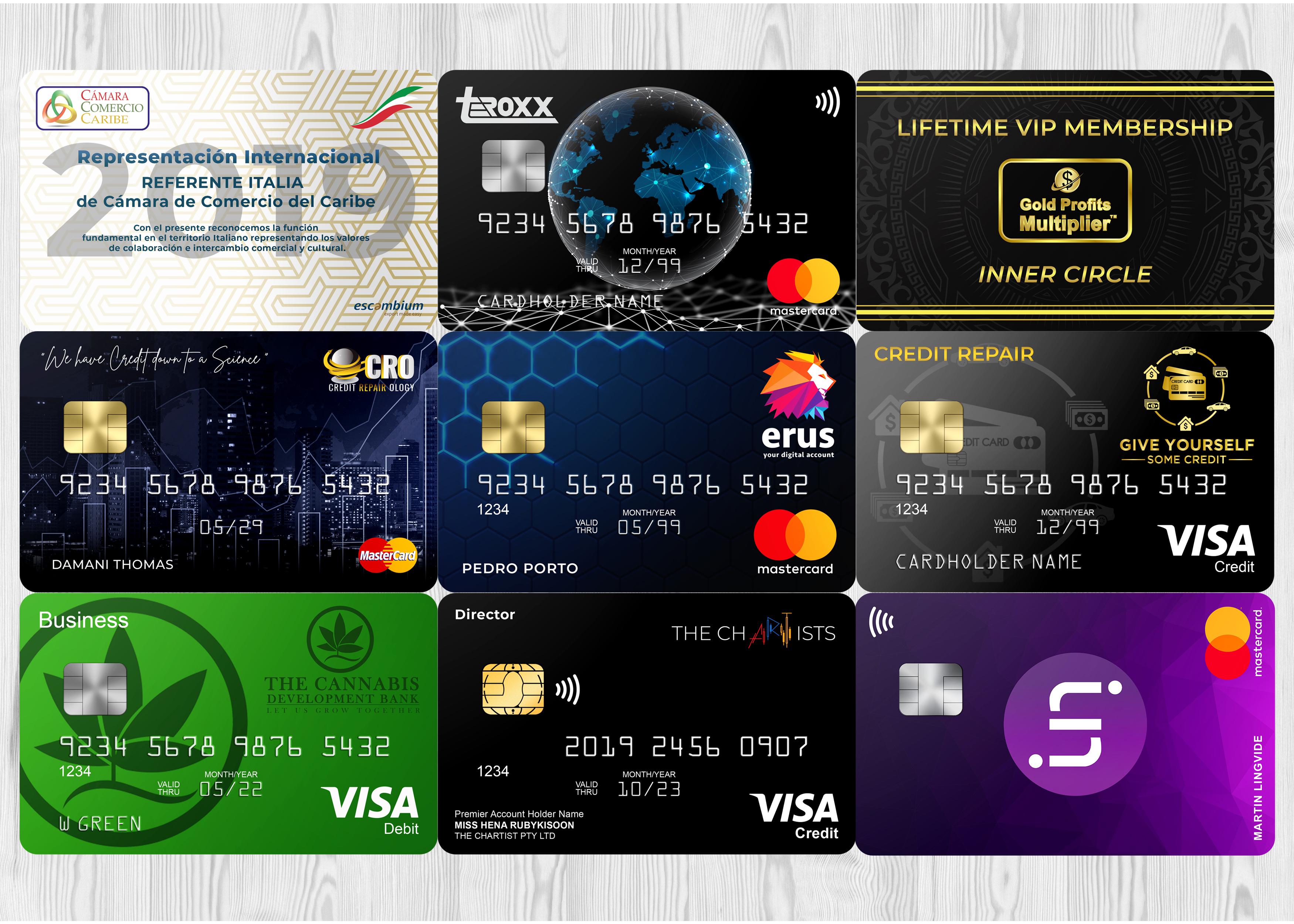 Turn Your Brand Into Professional Credit Card Designs