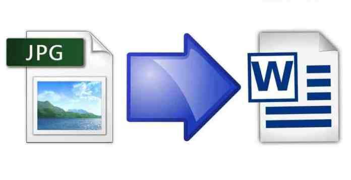 I can do convert JPG to Word file