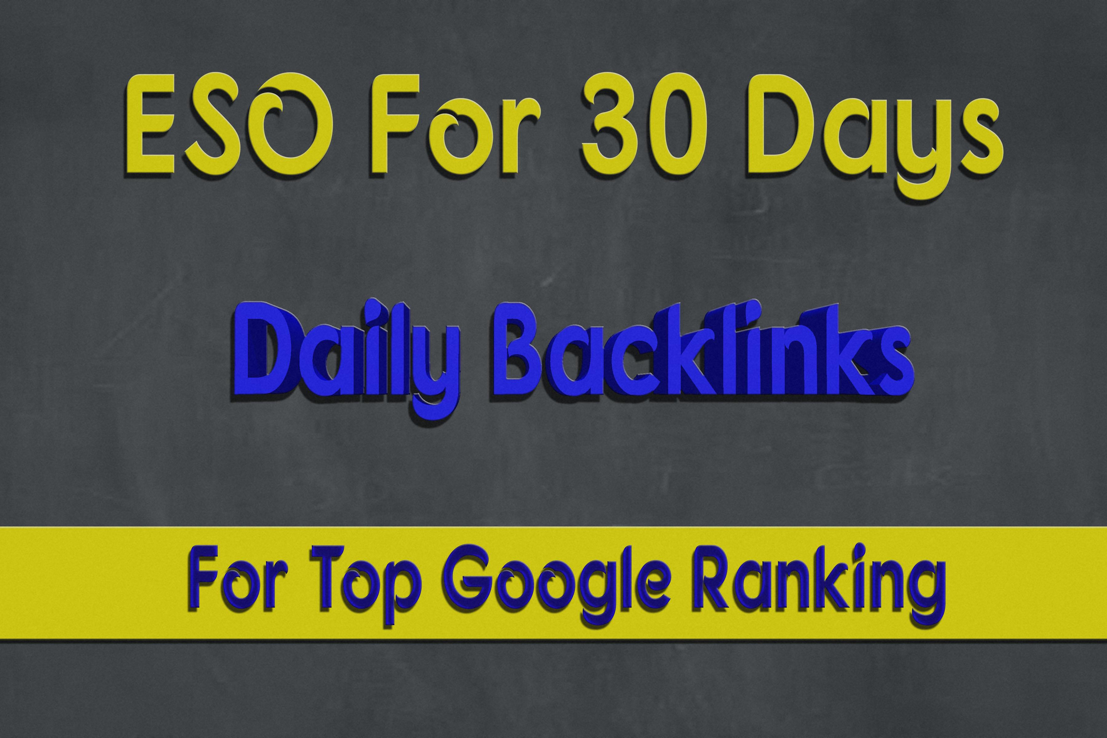 Rank Your Website on Googl for 30 Days SEO Backlinks Manually