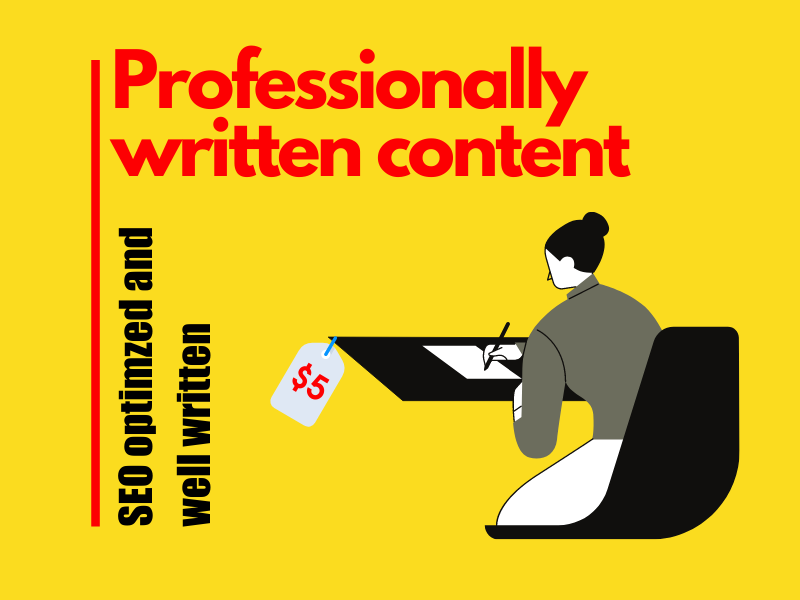 I'll write 500+ words of SEO friendly & well-researched content (Blog Post)