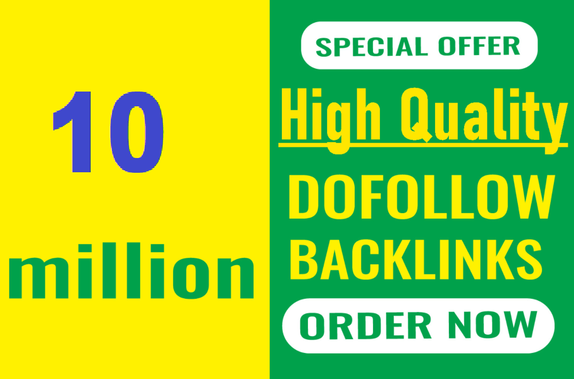 Top Most powerful 10 million dofollow SEO backlinks for the faster index on google