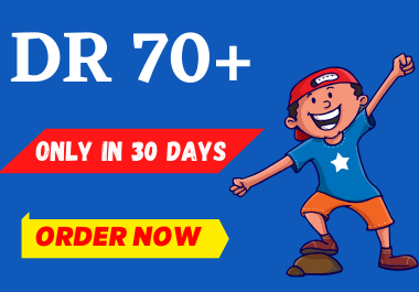 Increase Your website Ahrefs DR Domain Rating 40 plus in 30 days 