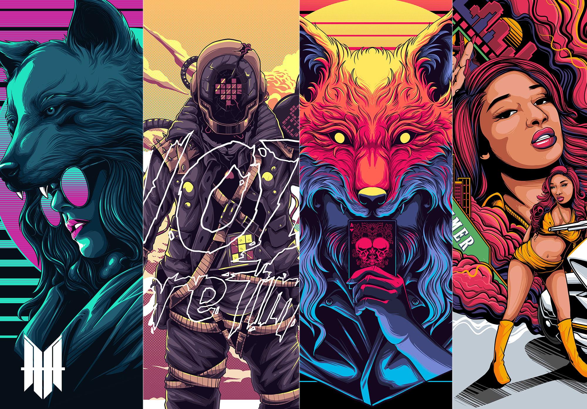 i will make an attractive tshirt design for you 