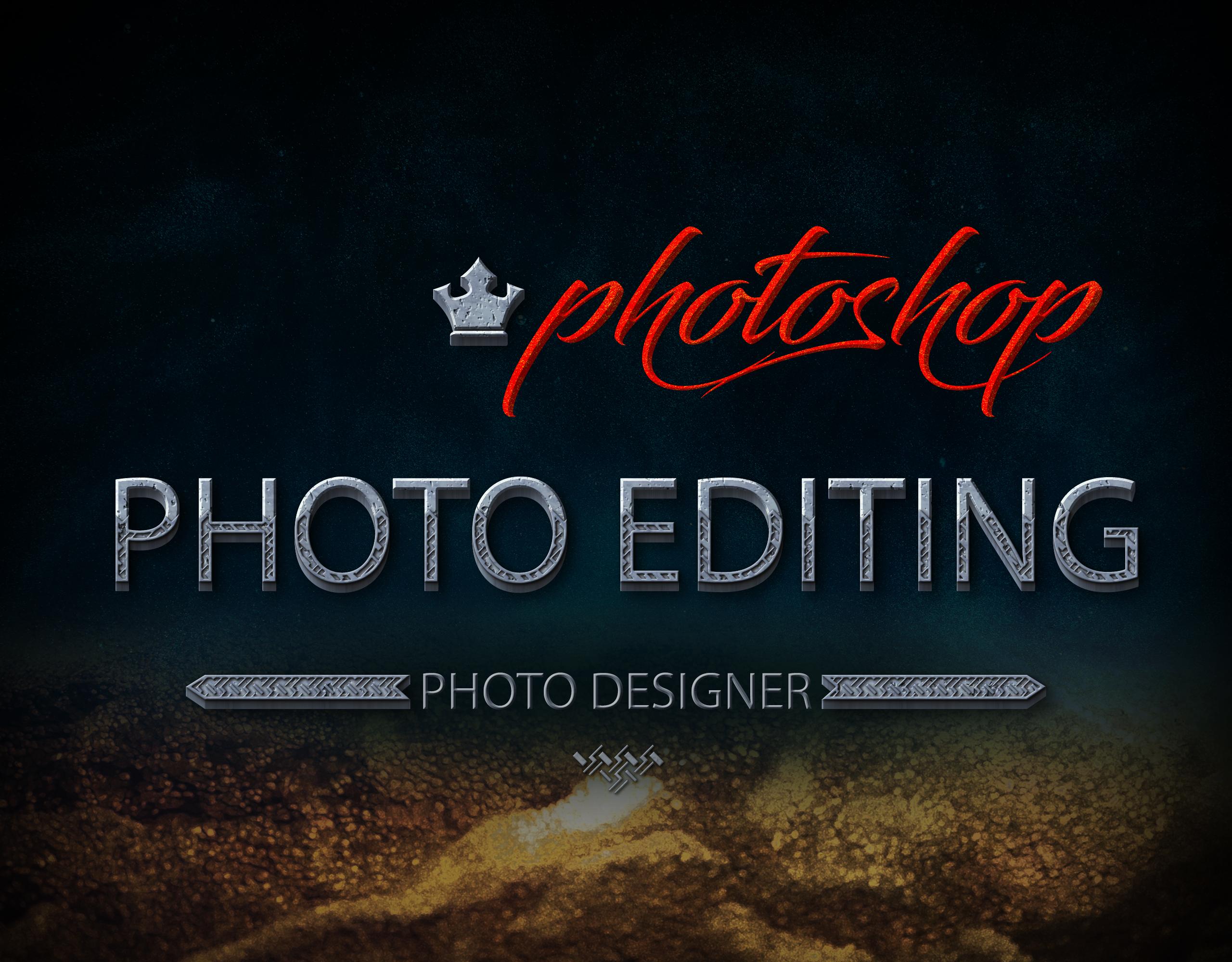 Photo editing, retouching and color grading using photoshop
