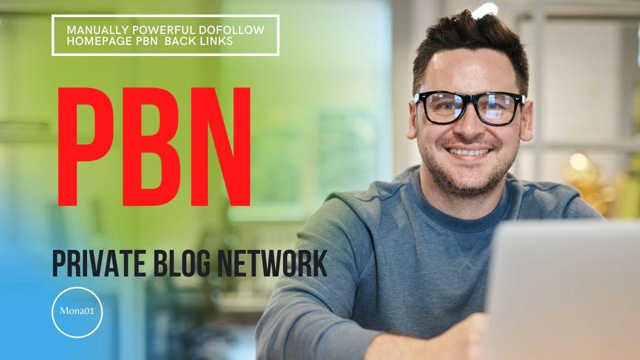 200 Plus Manually Powerful Do-follow Homepage PBN Backlinks