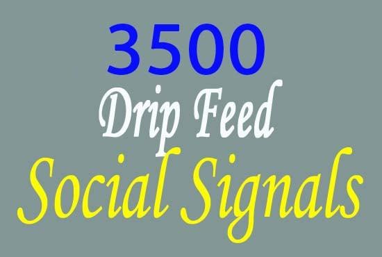 provide 3500 manually SEO social signals service