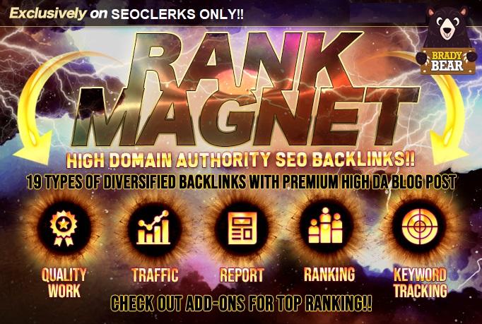Google Rank Magnet with top high DA SEO backlinks Service