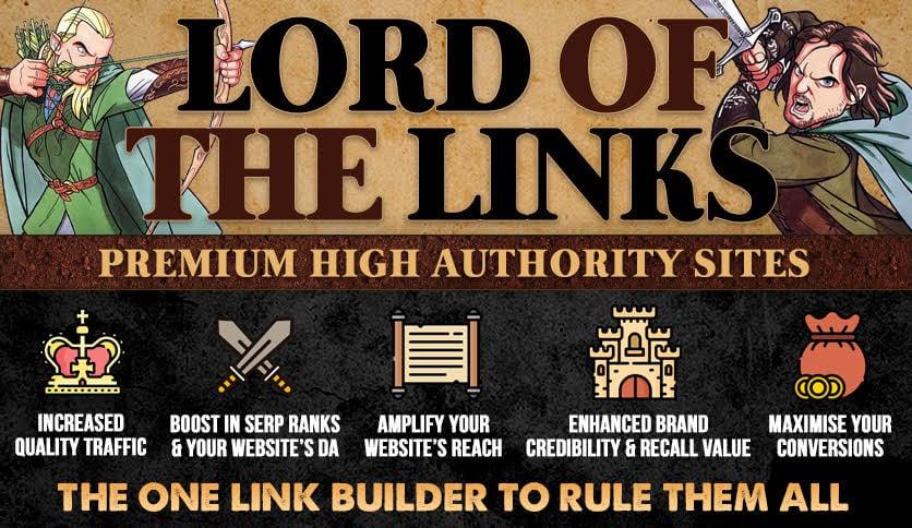 LORD OF THE LINKS - Premium High Authority Sites for Speedy #1 Google Page Ranking