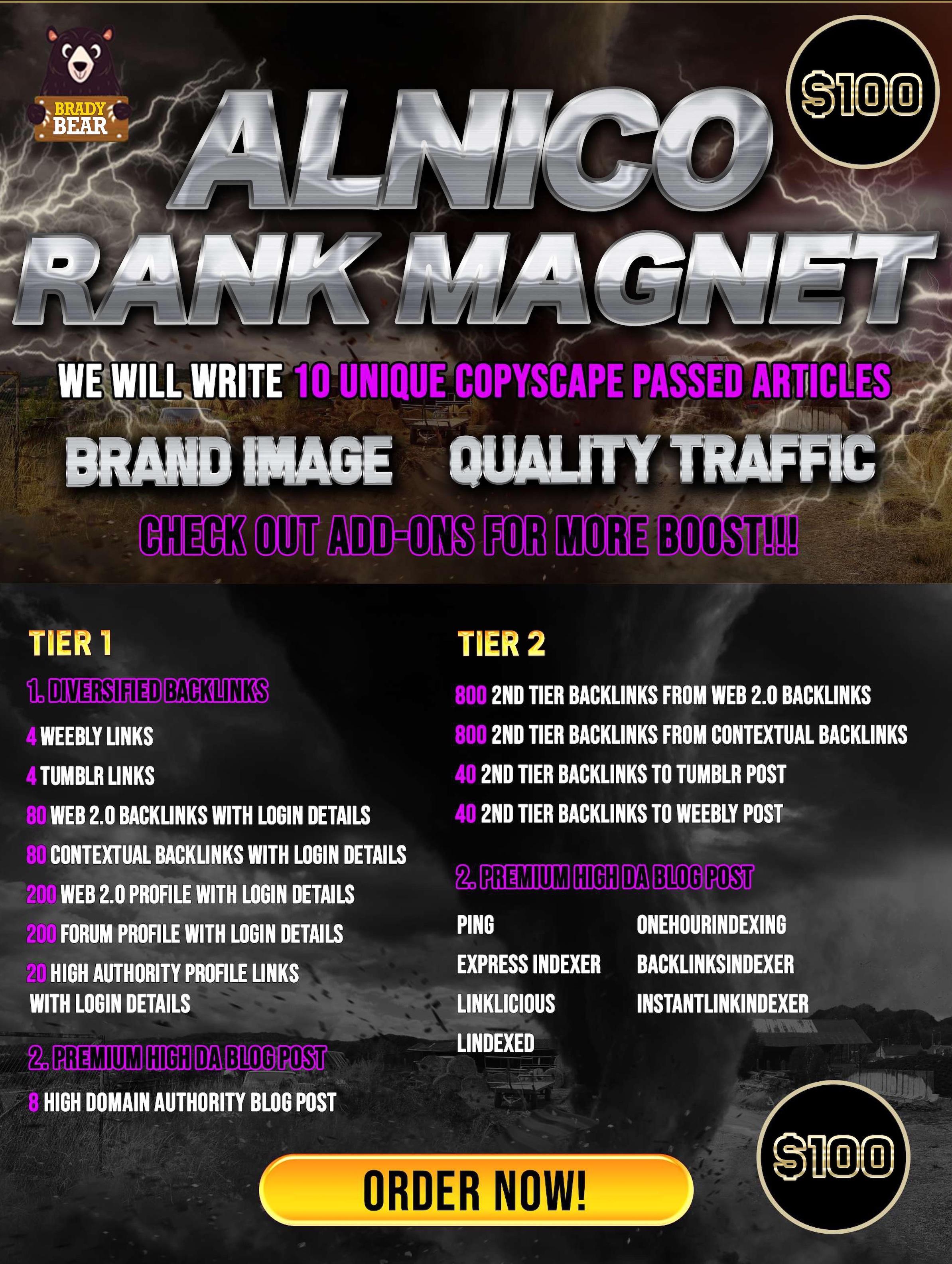 Google Rank Magnet with top high DA SEO backlinks Service