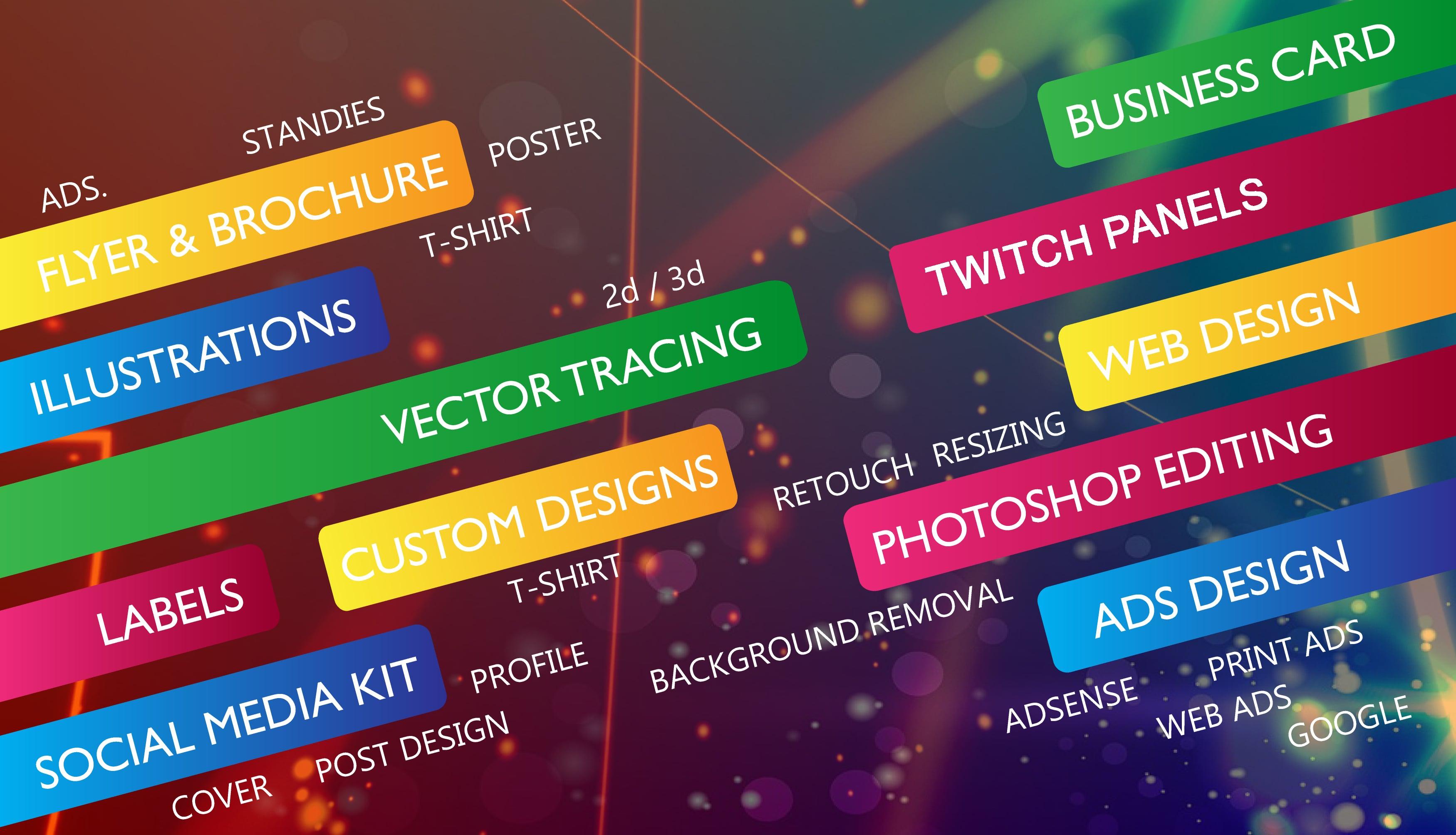 I'll Design Custom Graphic Designs