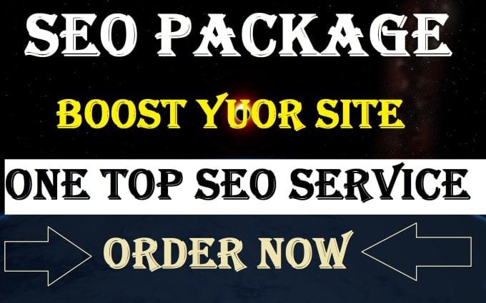 I will make SEO Package Boost Your Site On Top SEO Service