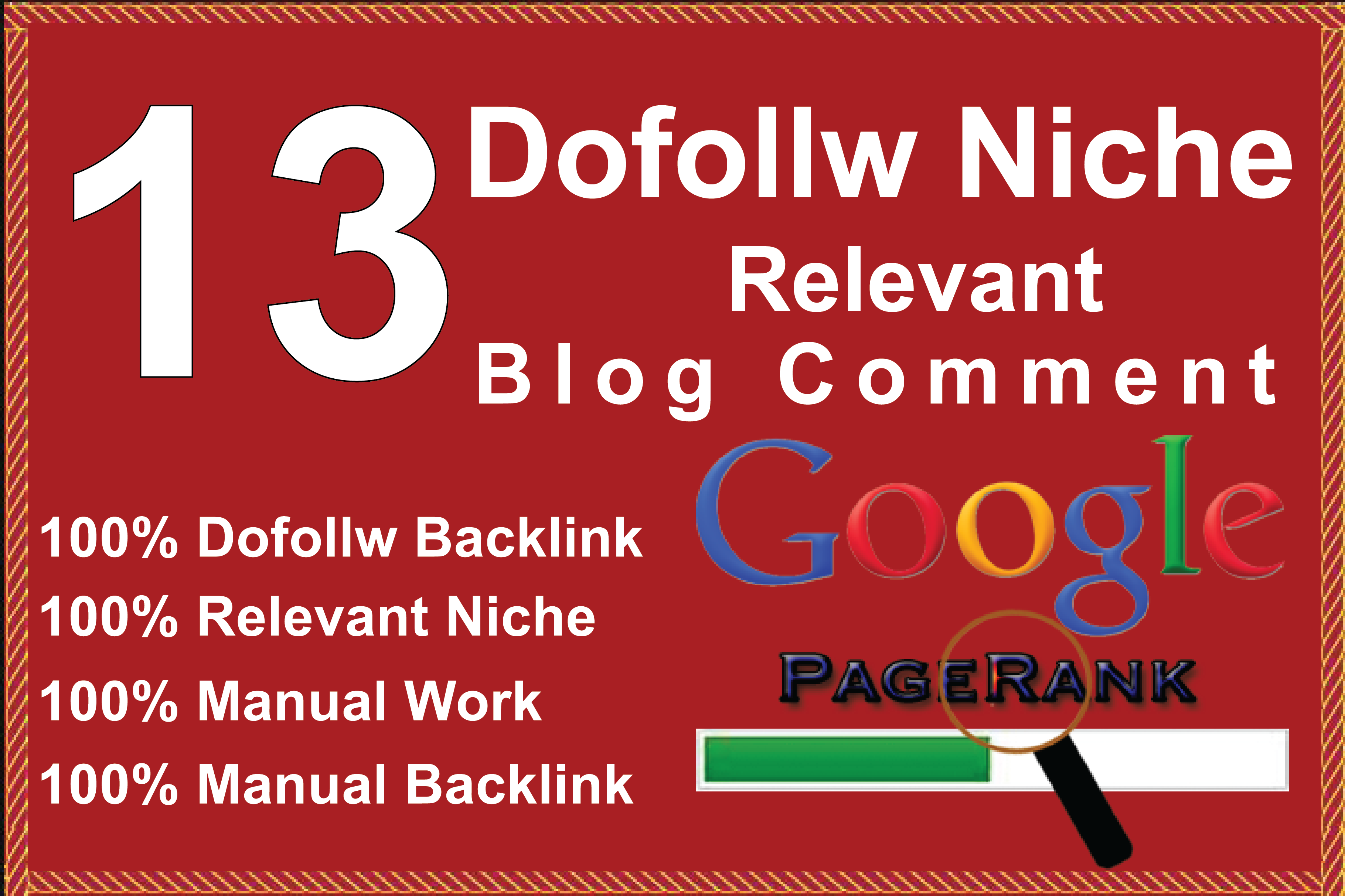 13 niche relevant dofollow high quality blog comments