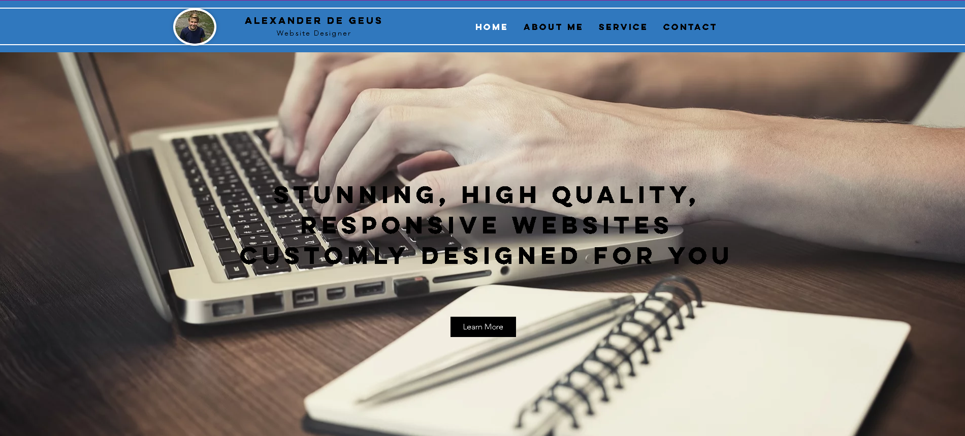 I build and design a 4 page website for you