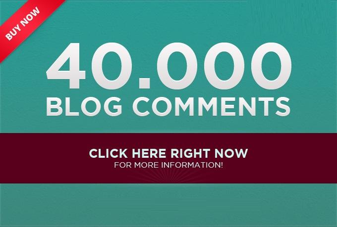 Provide 40,000 blog comments backlinks best for link pyramid