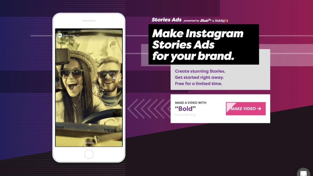create video ads for instagram story