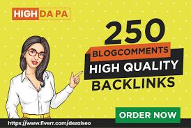 250 manual blog comment Dofollow Backlinks with DA 20plus 