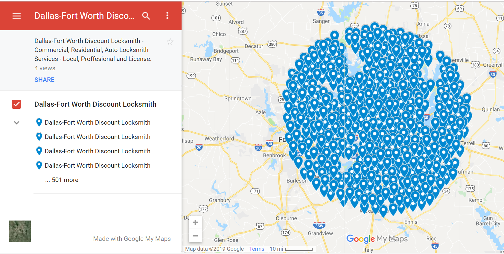 1000 Google Map Citations For Local DOMINATION