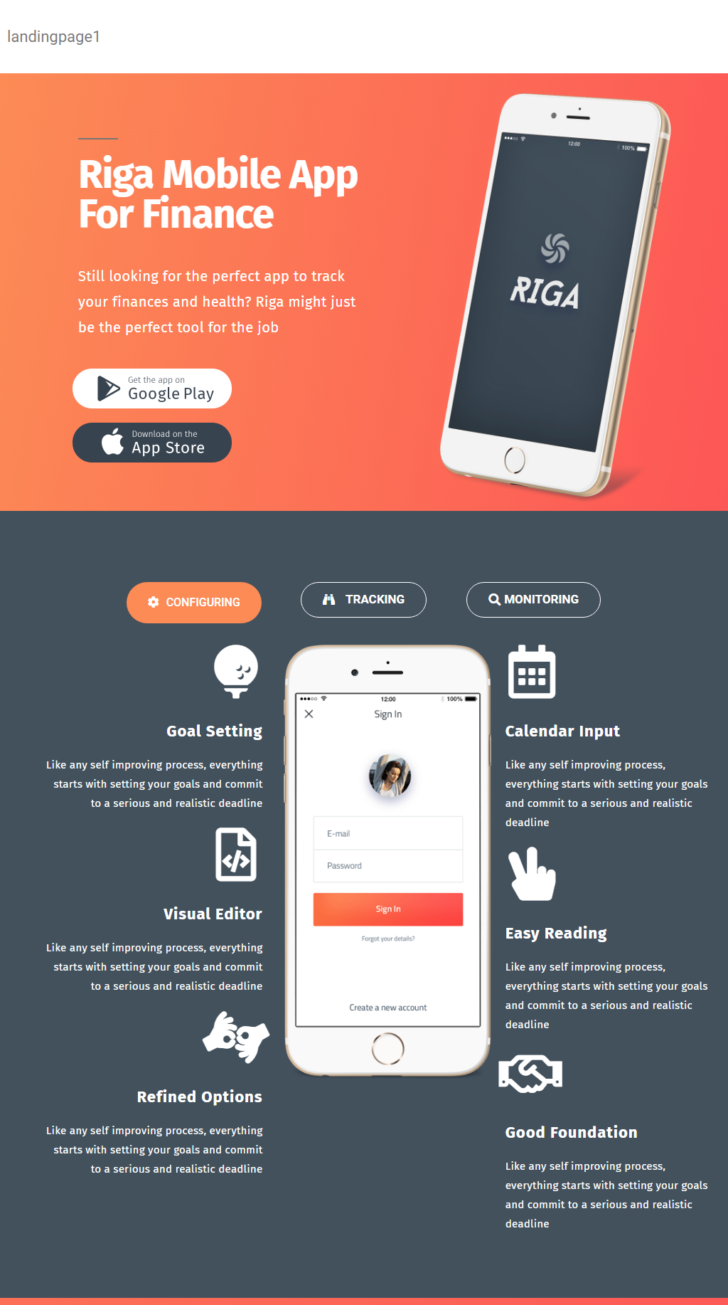 create a responsive wordpress website or landing page