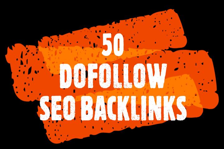 manually create 50 High PR Authority Dofollow SEO Backlinks for increase your google ranking