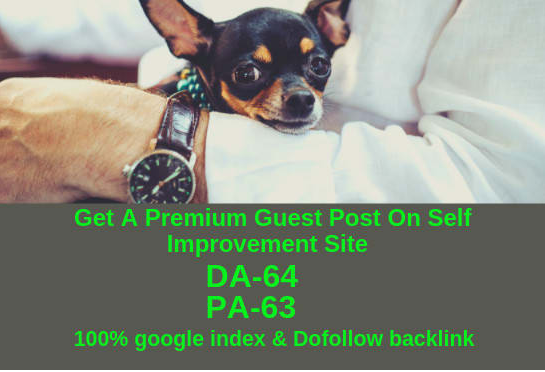 Offering A Guest Post On DA 64 & PA 63 Blog With Dofollow And 100% Index From Google