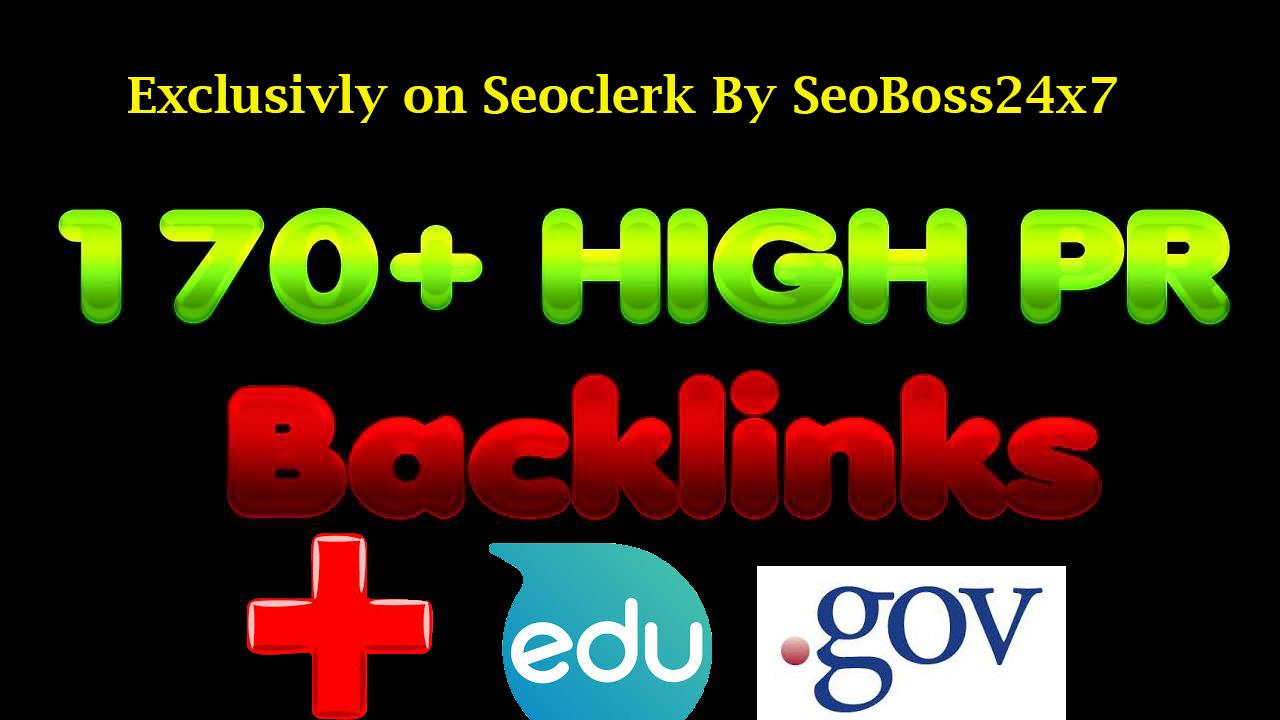 Ultimate Seo - 150 Pr9 + 20 Edu-Gov High Domains Authority Safe Seo Backlinks From - White Hat SEO