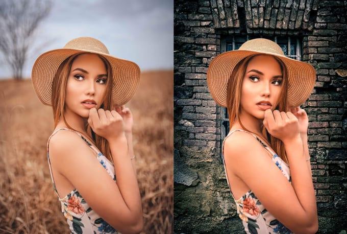 i will remove/change background of 3 image