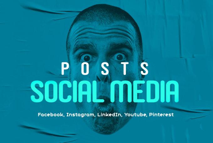 I will design social media posts, banner ads for instagram, facebook or linkedin