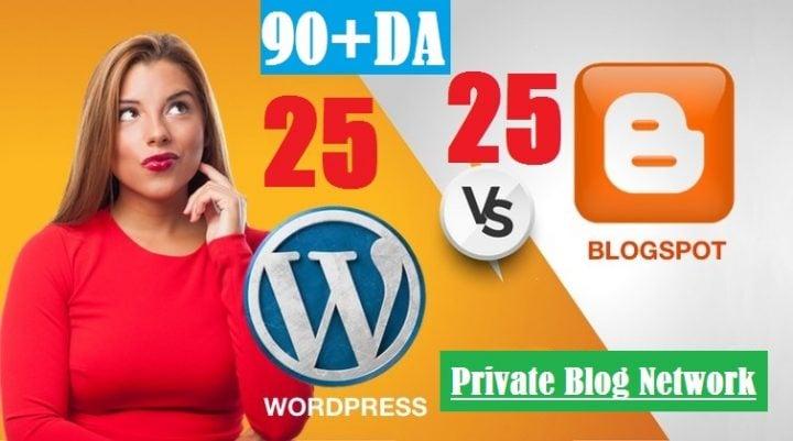 I will Manually Do-50 PBN POSTs Blogger and WordPress 90 High DA-PA