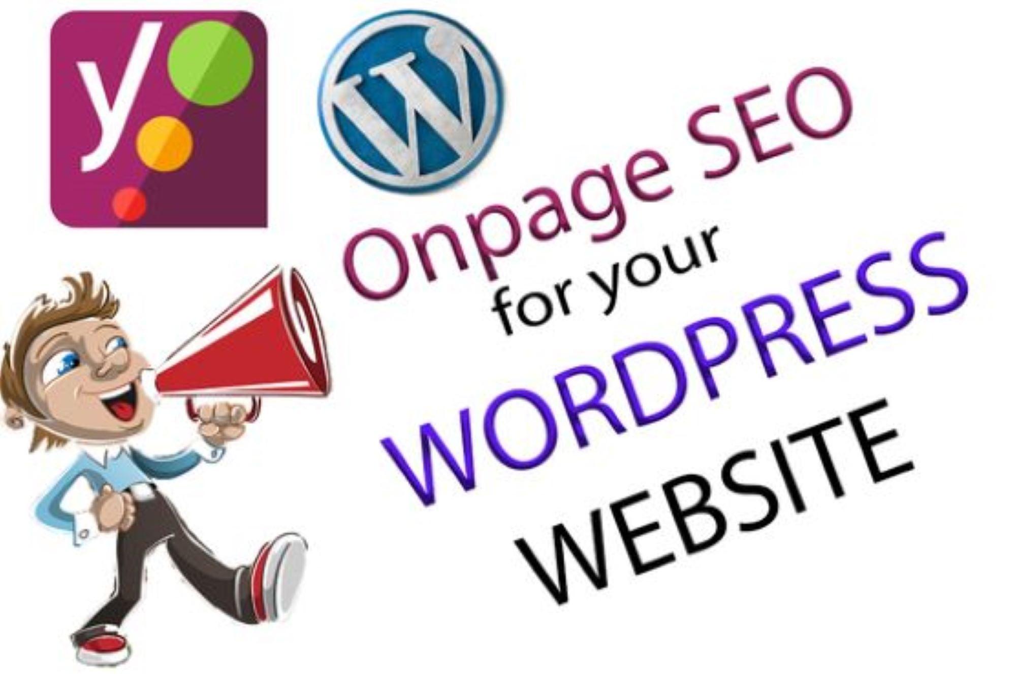 I will fix wordpress onpage or onsite issues with yoast SEO plugin