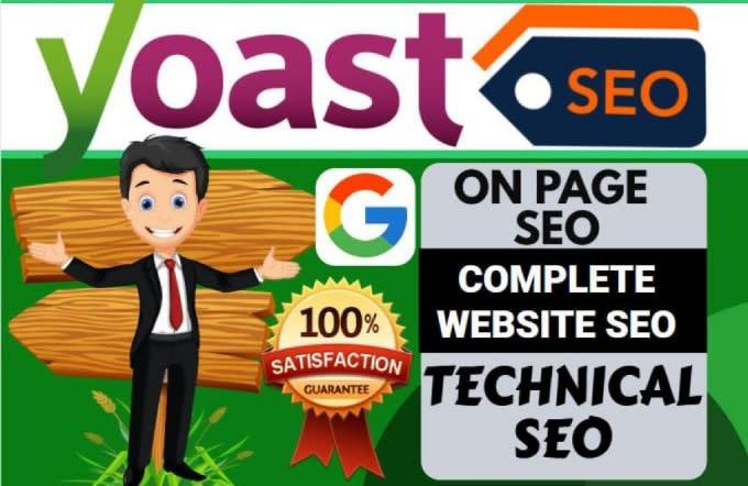 I will fix wordpress onpage or onsite issues with yoast SEO plugin