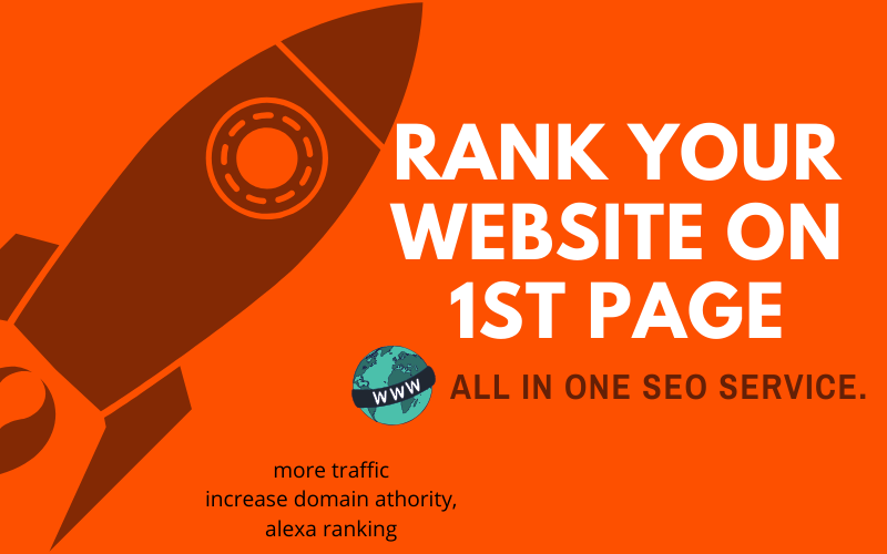 All IN One 30 Days SEO Service, High Quality Backlinks, Push Website on top 10