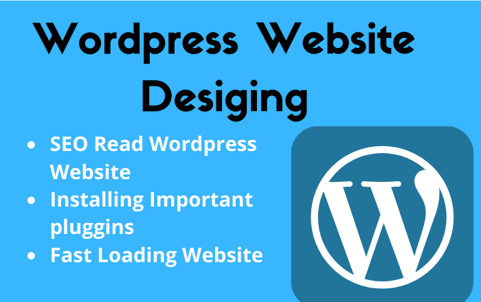 Create A Responsive and SEO Ready Wordpress Website design With 4 Days Free Support