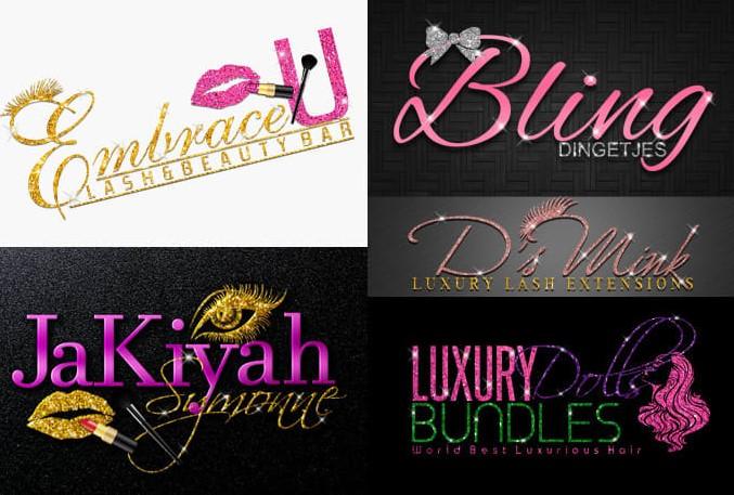 Do 3 Hair Extensions, Boutique And Eyelash Logo Design
