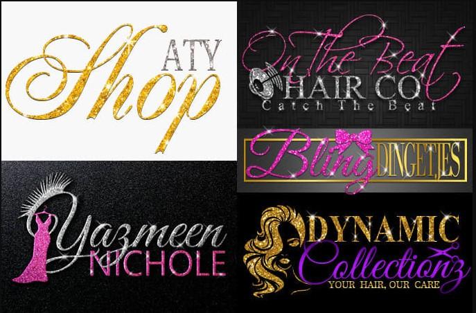 Do 3 Hair Extensions, Boutique And Eyelash Logo Design