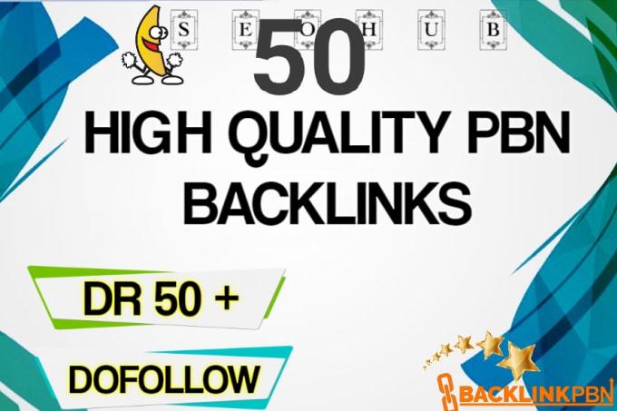 Will provide you 100 Powerful PBN DR 50+ Dofollow backlinks