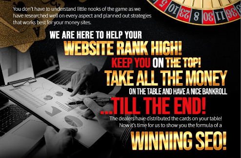 SEO Premium backlinks for your poker,Gambling websites