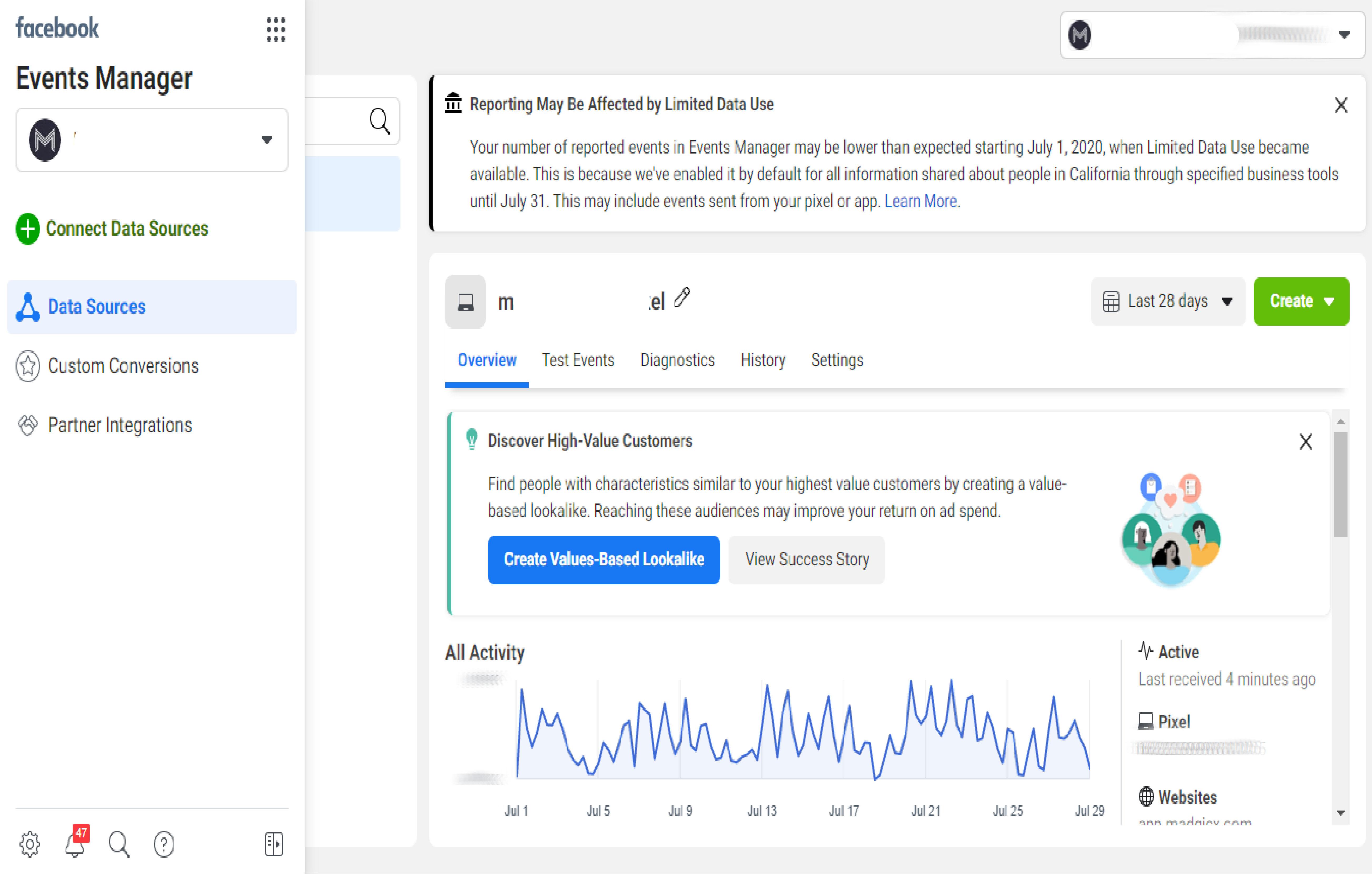 I will setup facebook pixel,google analytics and GTM in shopify