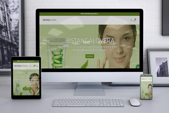 I will create a shopify one product dropshipping store